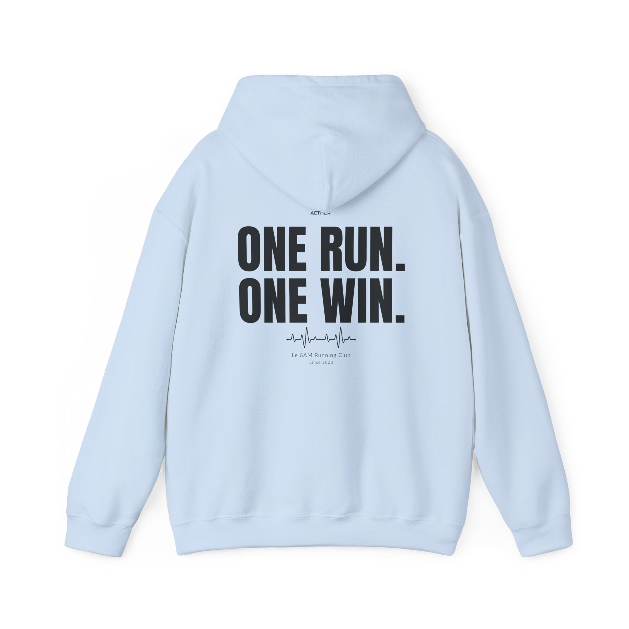 Motivational Unisex Hoodie - One Run, One Win