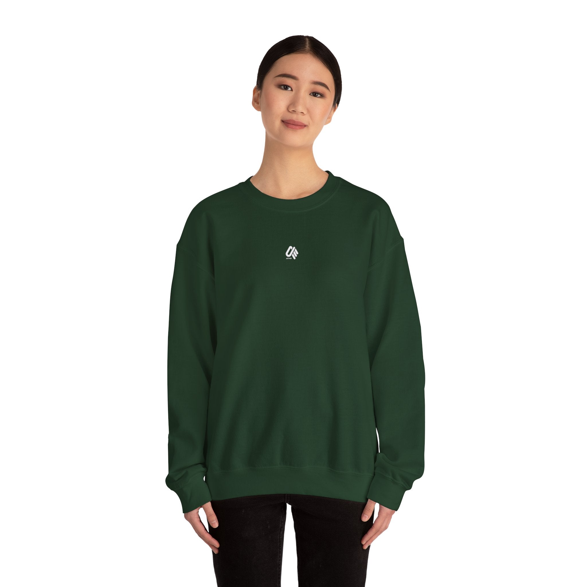 Eco-Friendly Crewneck Sweatshirt with Earthy Design