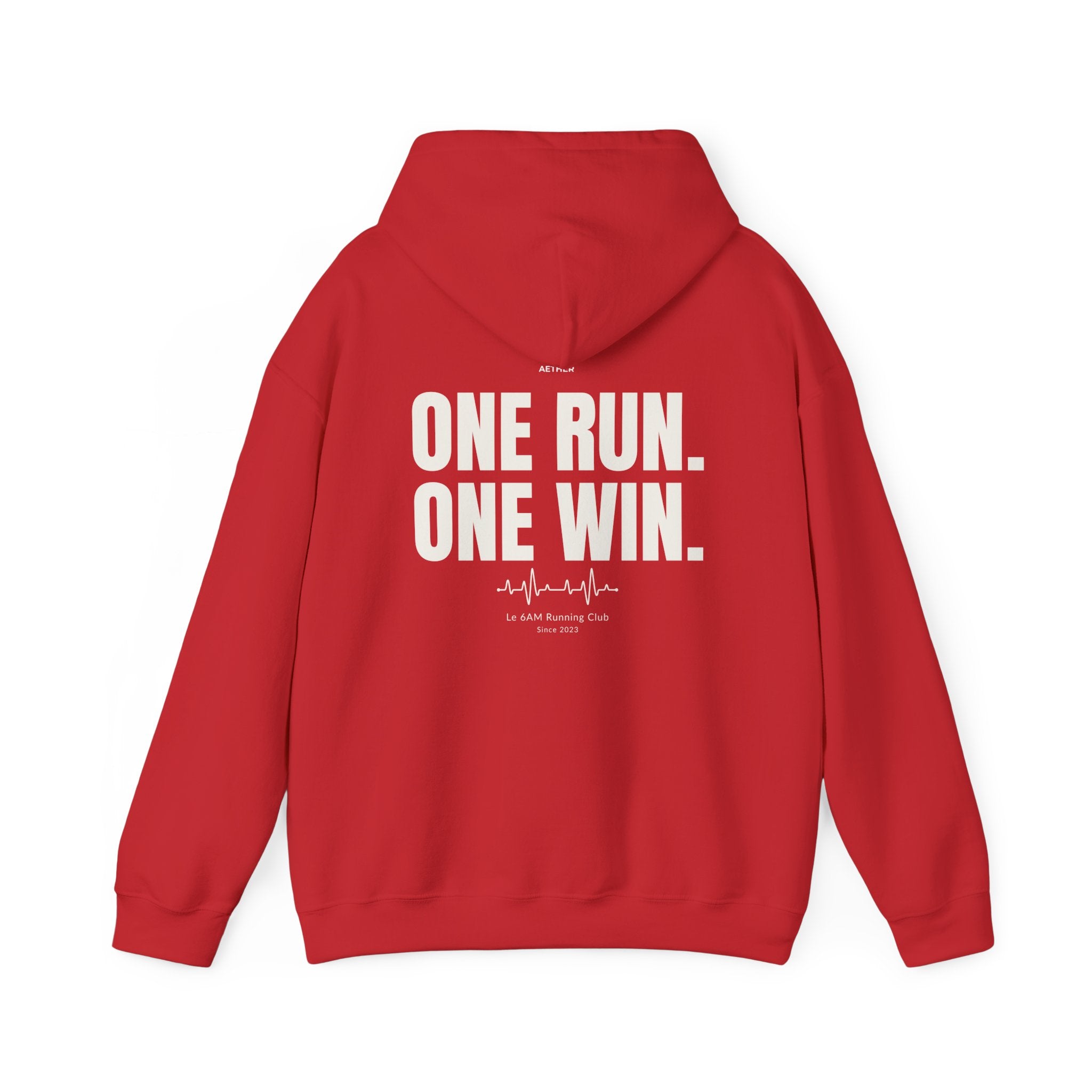Motivational Unisex Hoodie - One Run, One Win