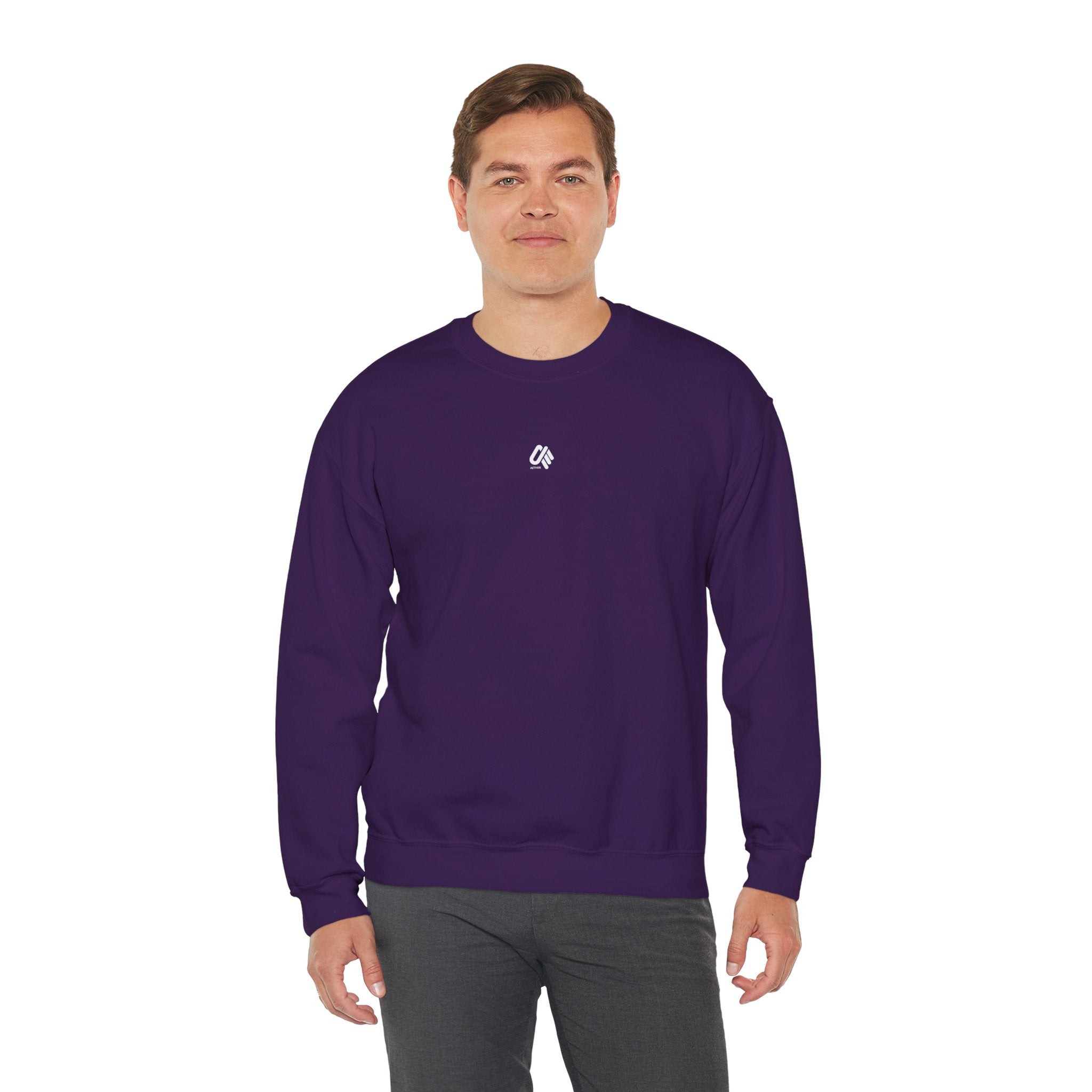 Eco-Friendly Crewneck Sweatshirt with Earthy Design