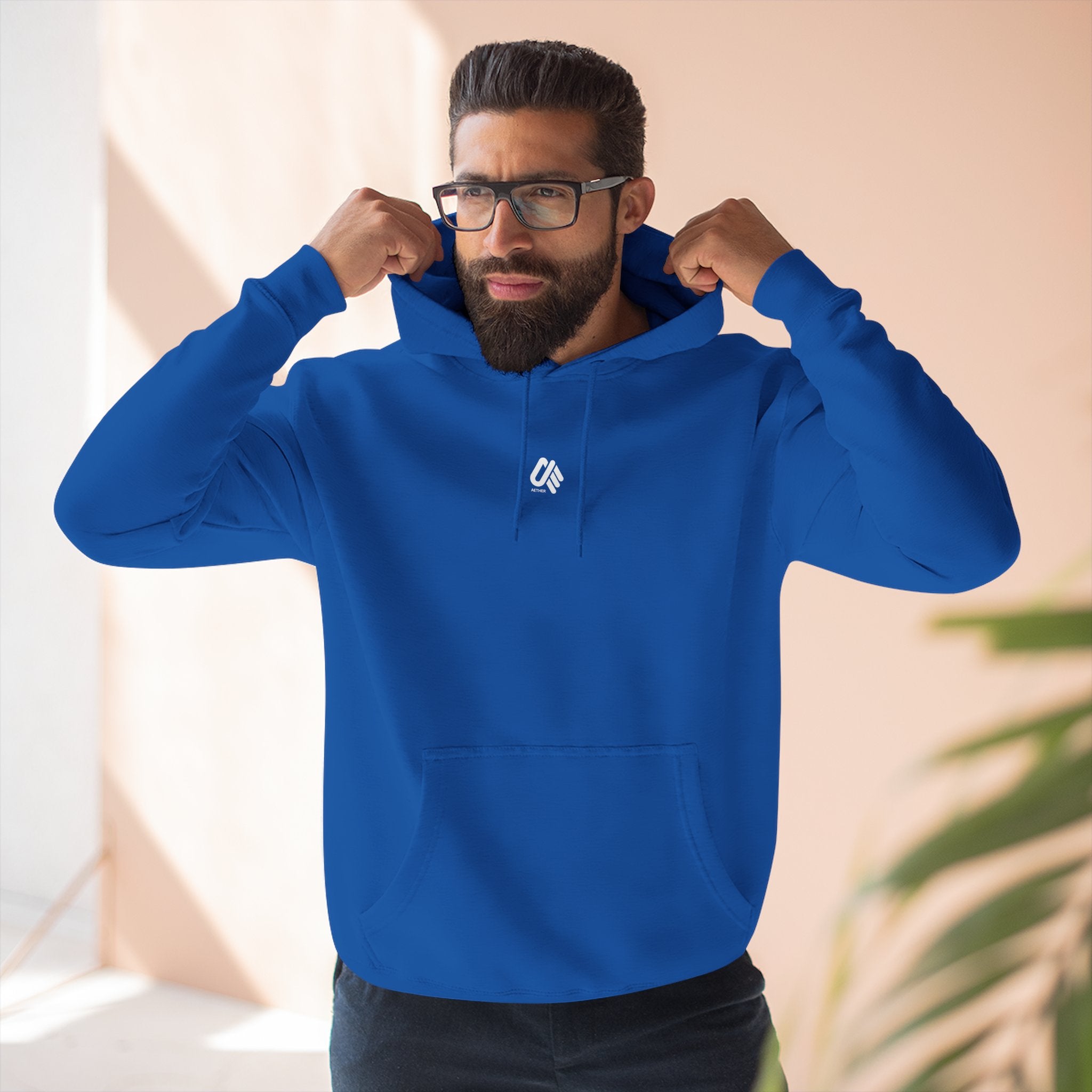 Cozy Three-Panel Fleece Hoodie for All Seasons