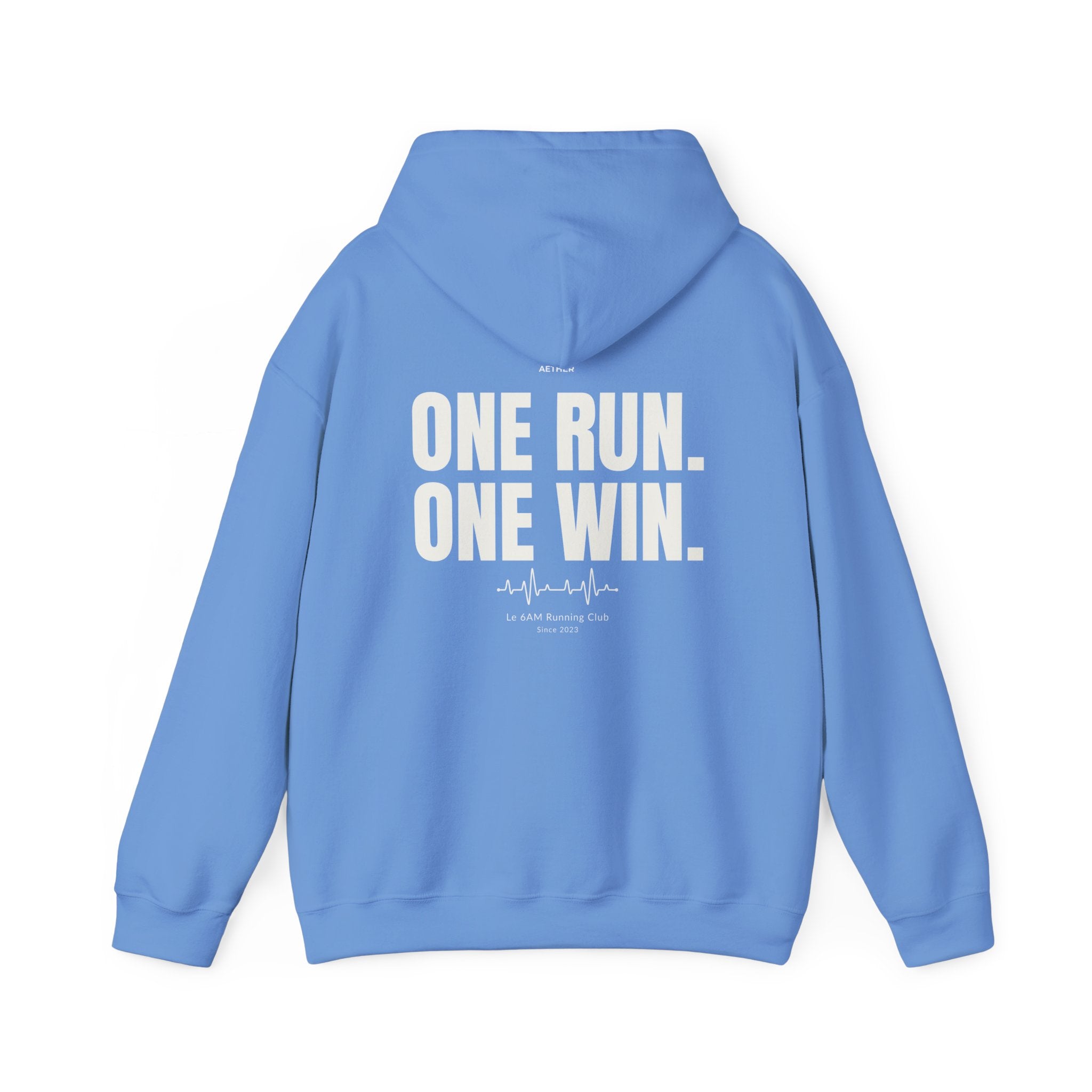 Motivational Unisex Hoodie - One Run, One Win