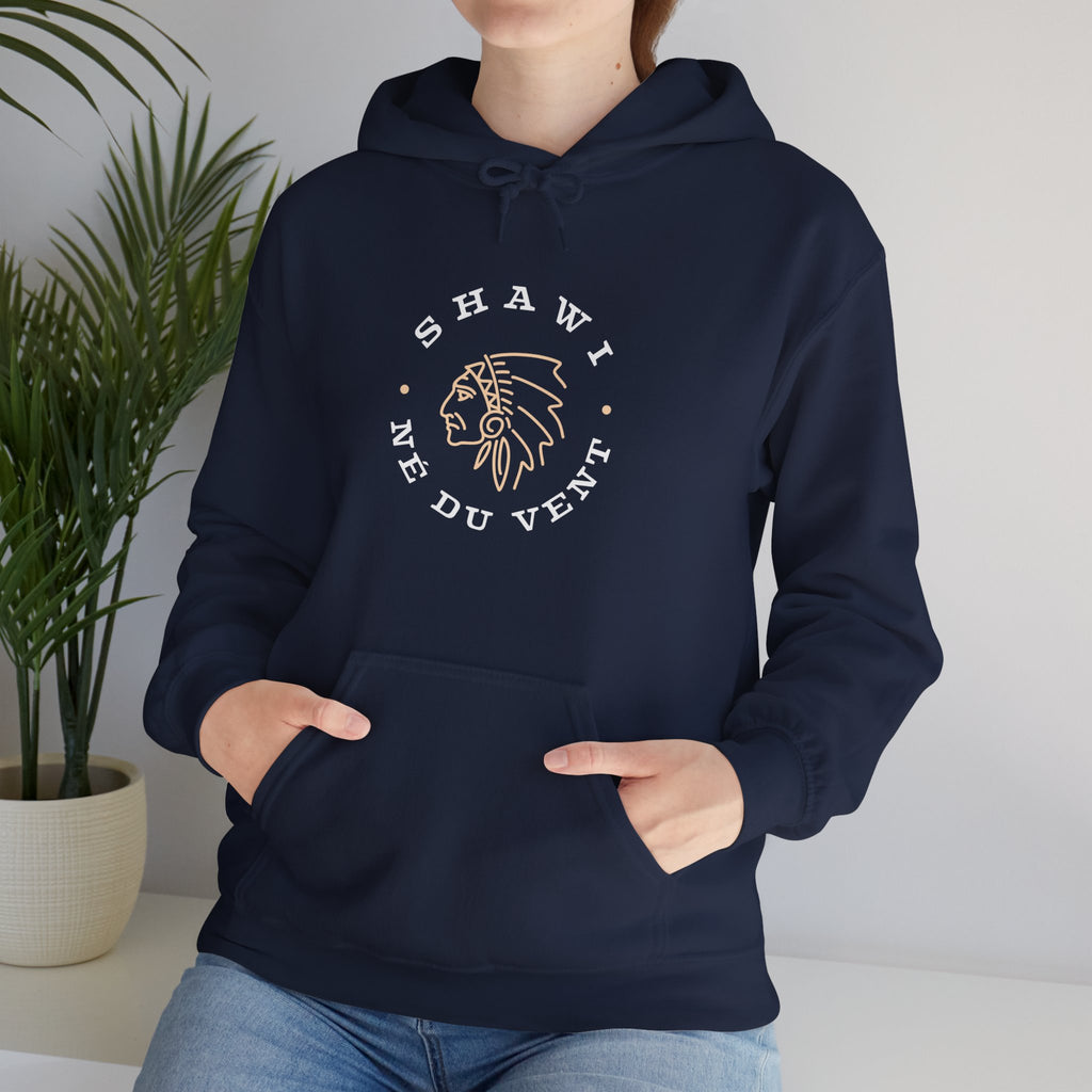 Shawi né du vent Unisex Heavy Blend™ Hooded Sweatshirt - Cozy & Stylish