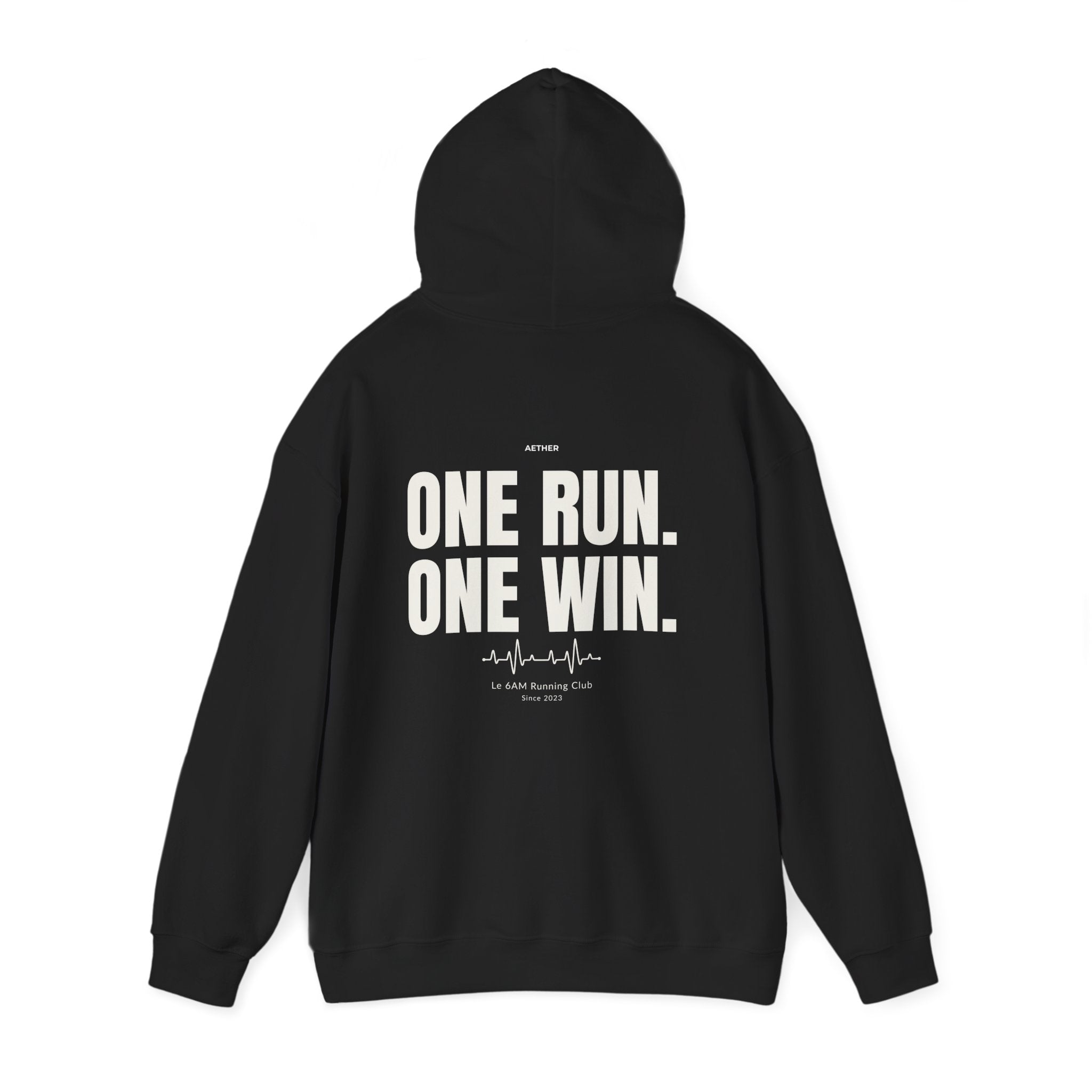 Motivational Unisex Hoodie - One Run, One Win