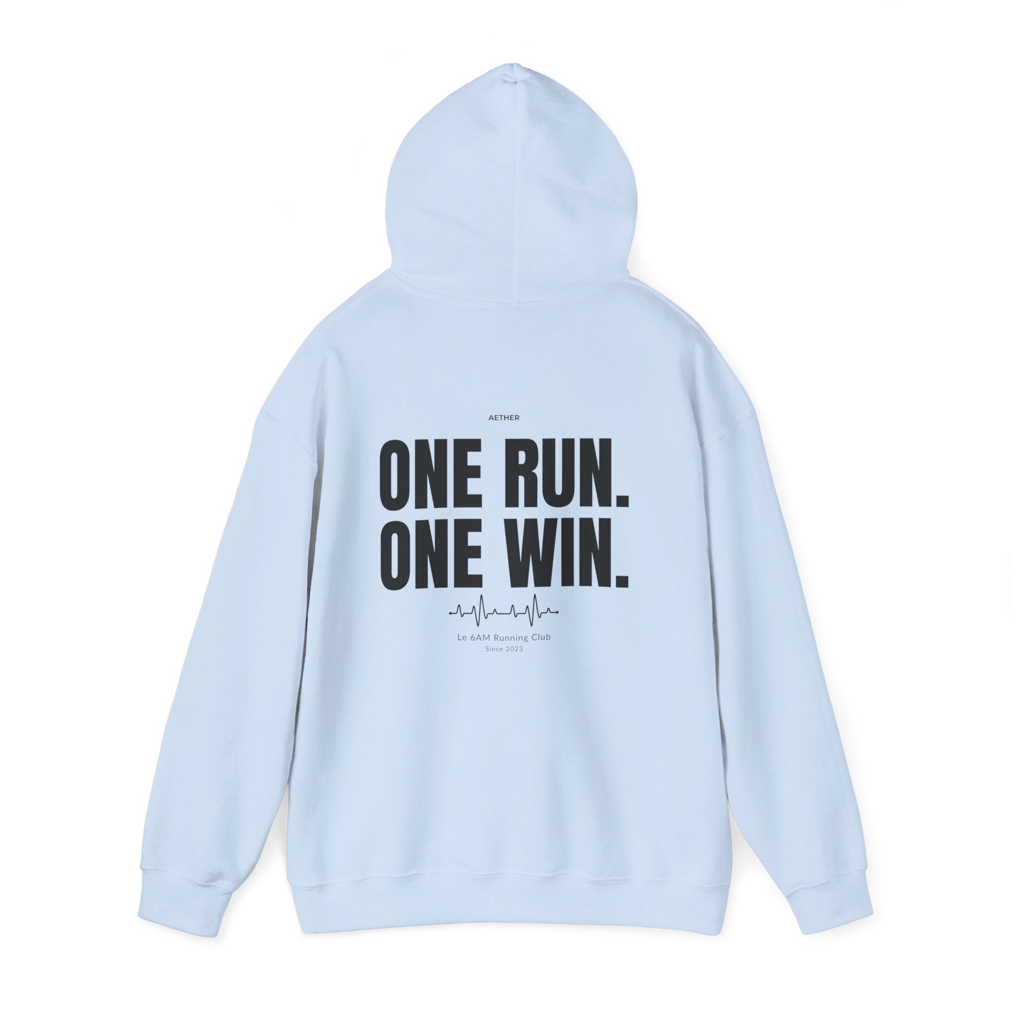 Motivational Unisex Hoodie - One Run, One Win