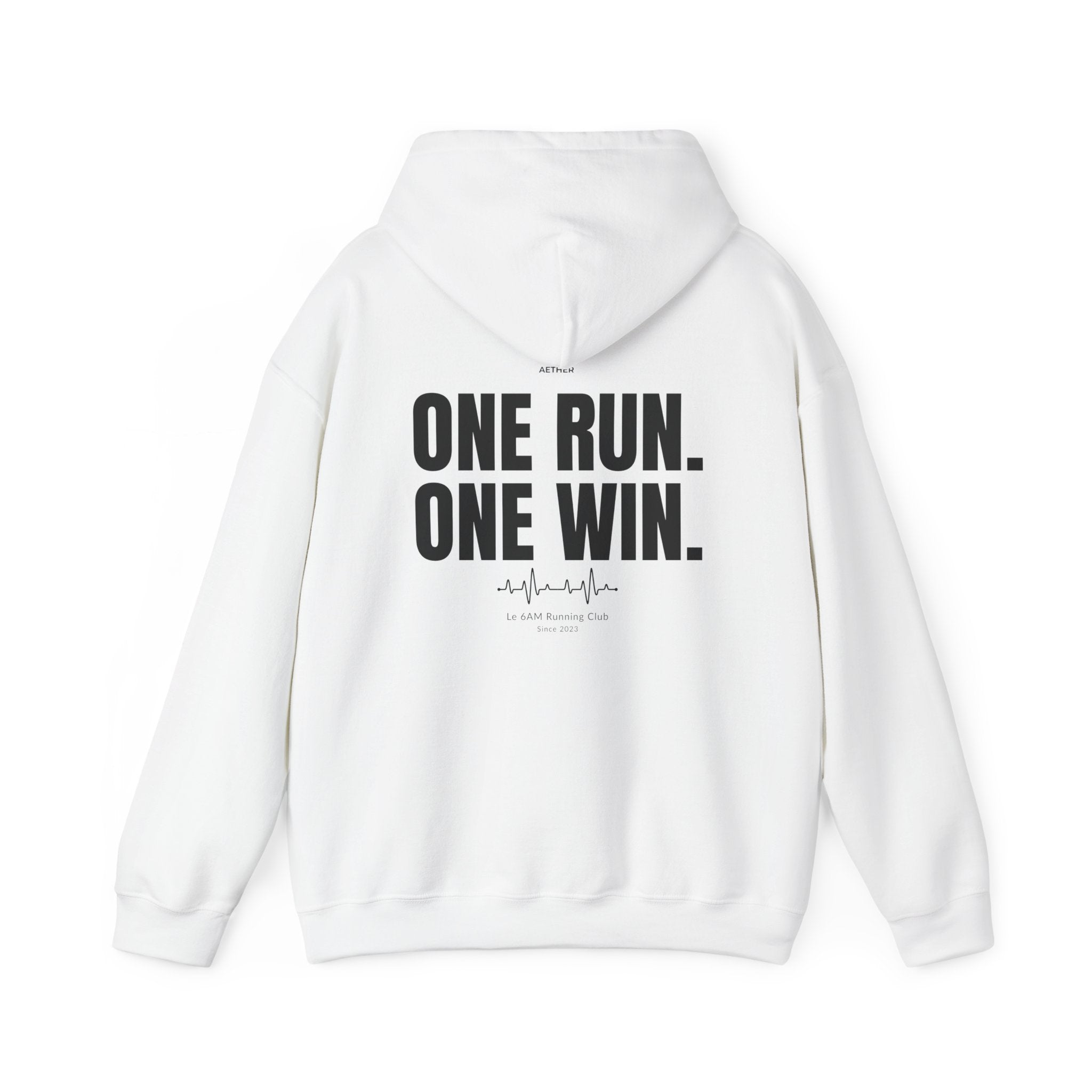Motivational Unisex Hoodie - One Run, One Win