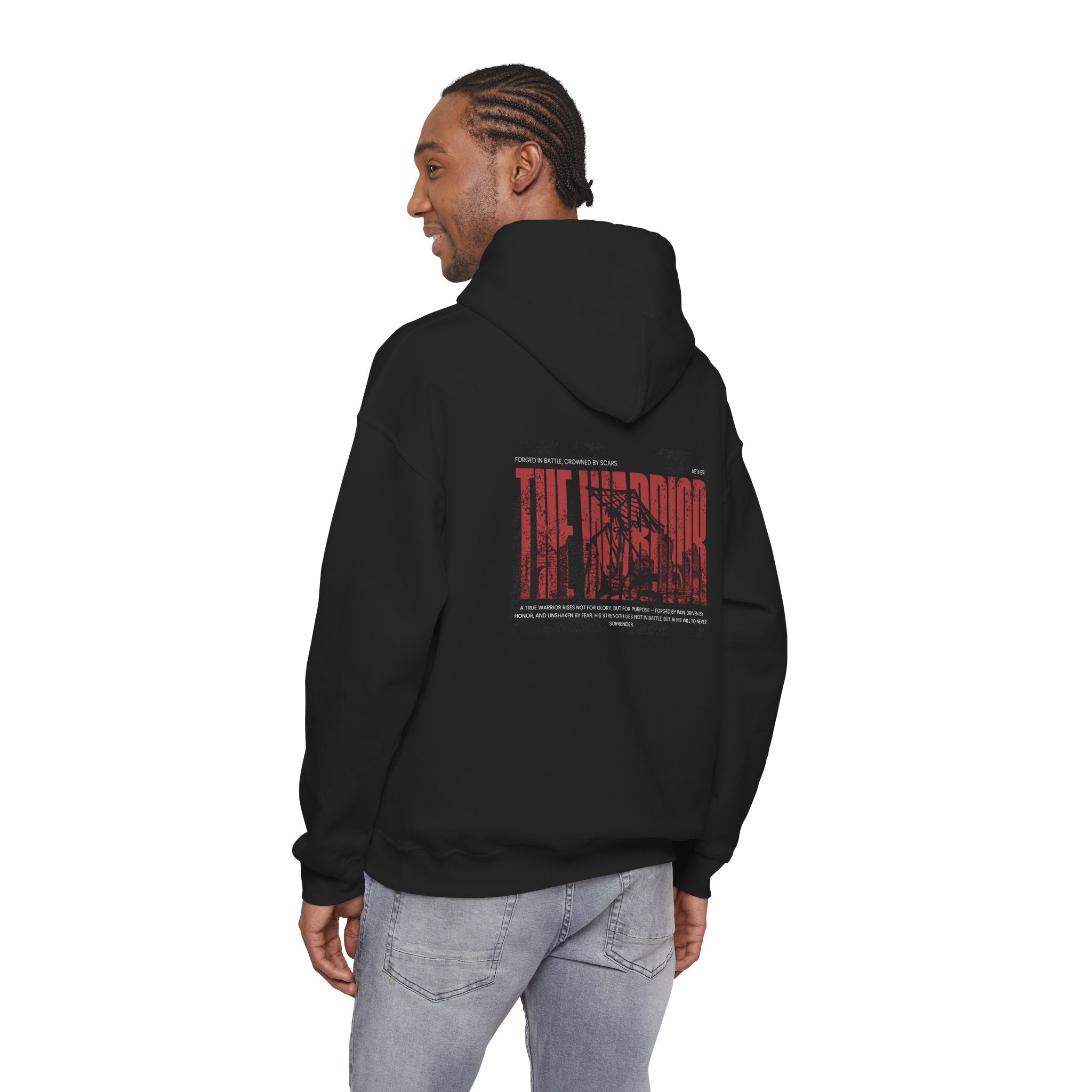 The Warrior Unisex Hoodie - Cozy Heavy Blend Sweatshirt