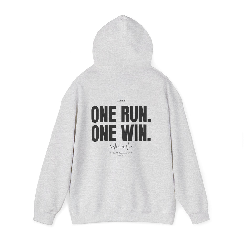 Motivational Unisex Hoodie - One Run, One Win