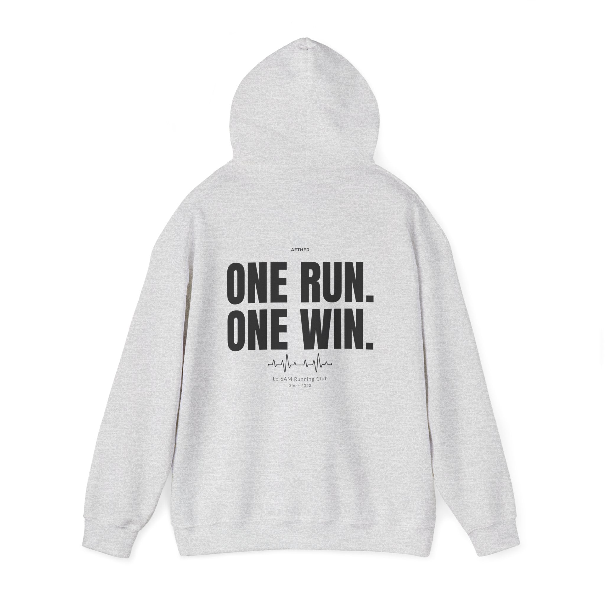 Motivational Unisex Hoodie - One Run, One Win