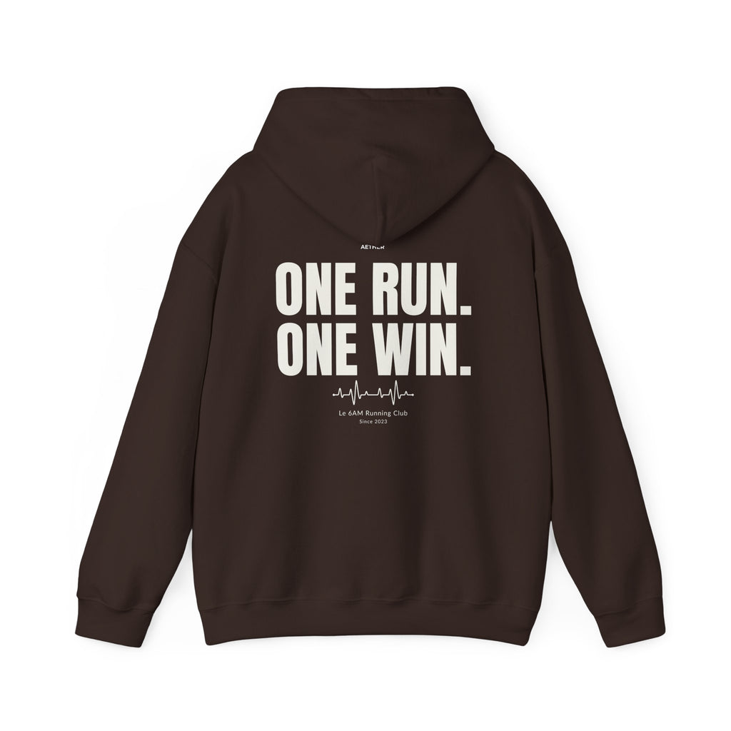 Motivational Unisex Hoodie - One Run, One Win