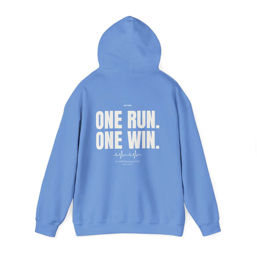 Motivational Unisex Hoodie - One Run, One Win