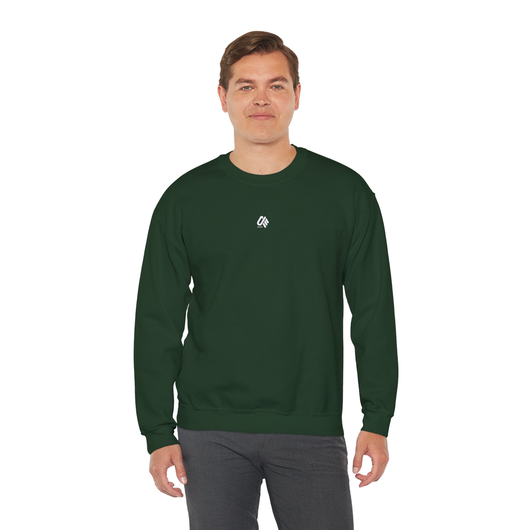 Eco-Friendly Crewneck Sweatshirt with Earthy Design