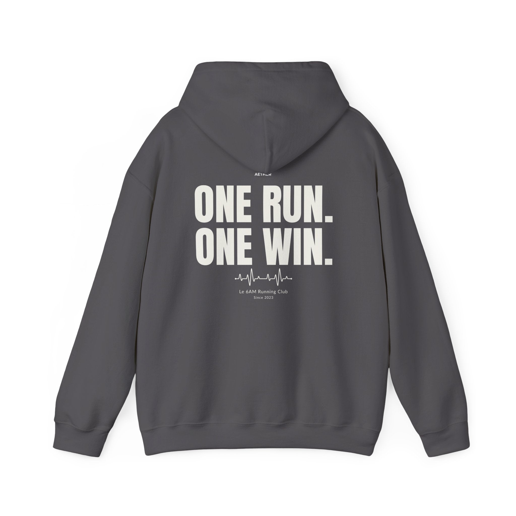 Motivational Unisex Hoodie - One Run, One Win