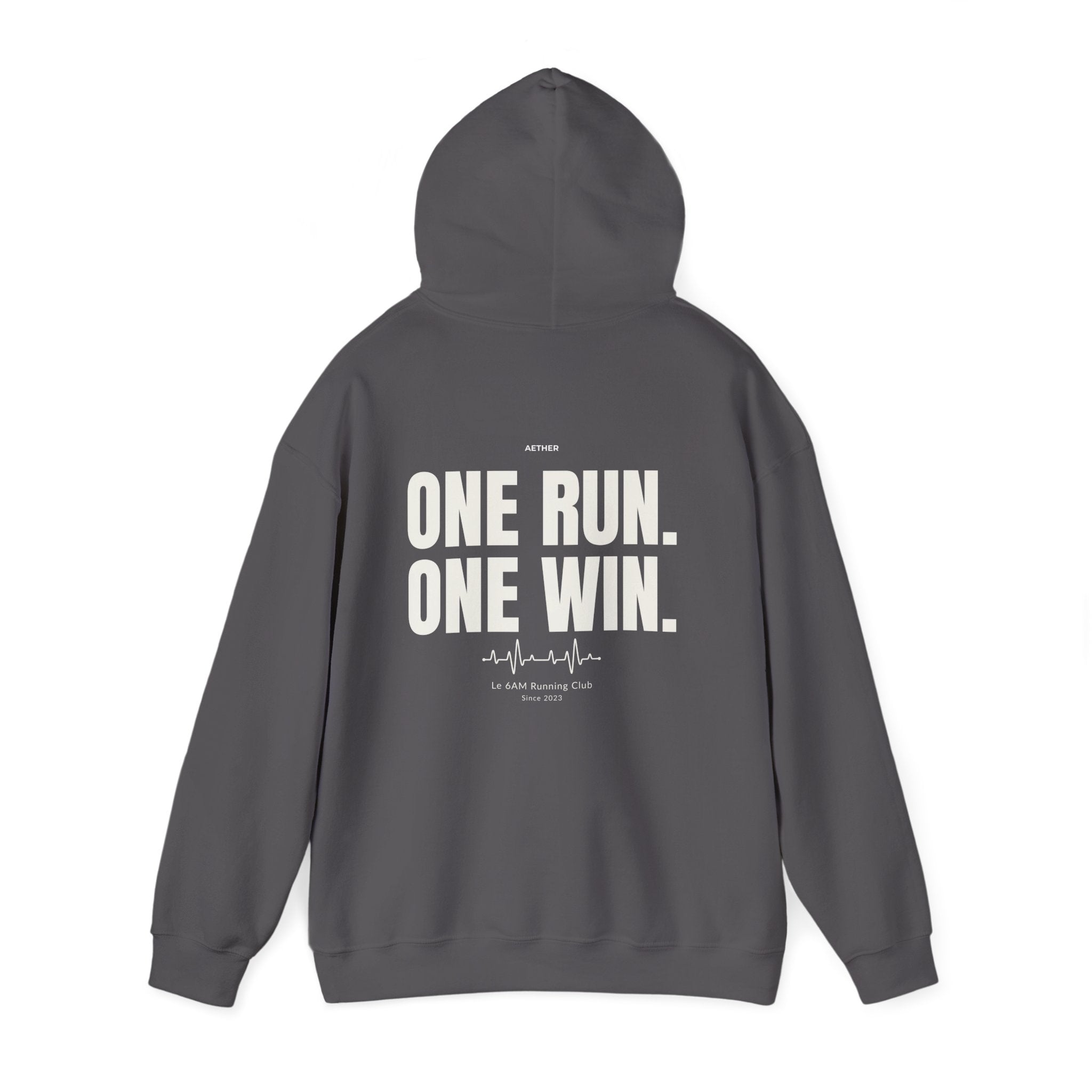 Motivational Unisex Hoodie - One Run, One Win