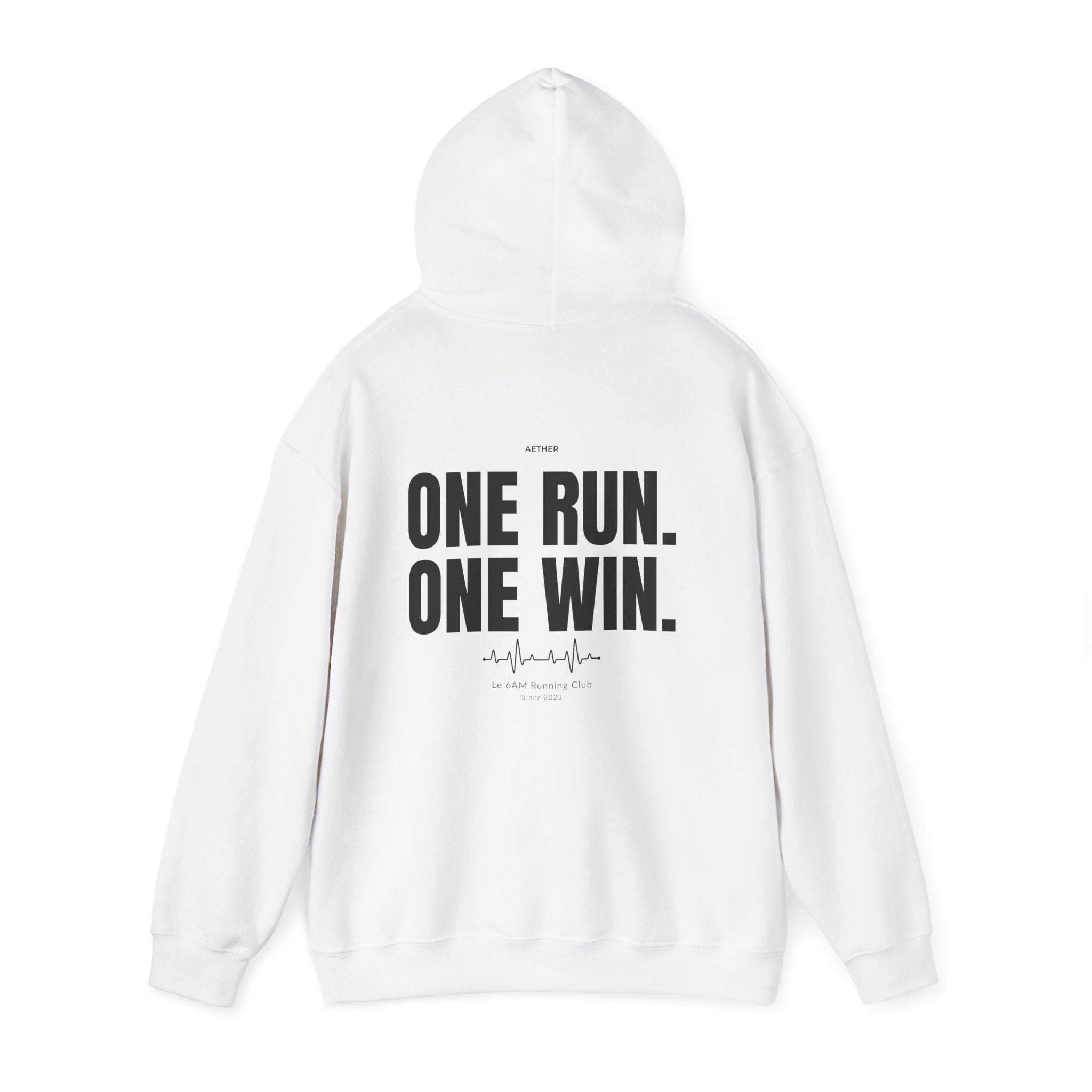 Motivational Unisex Hoodie - One Run, One Win