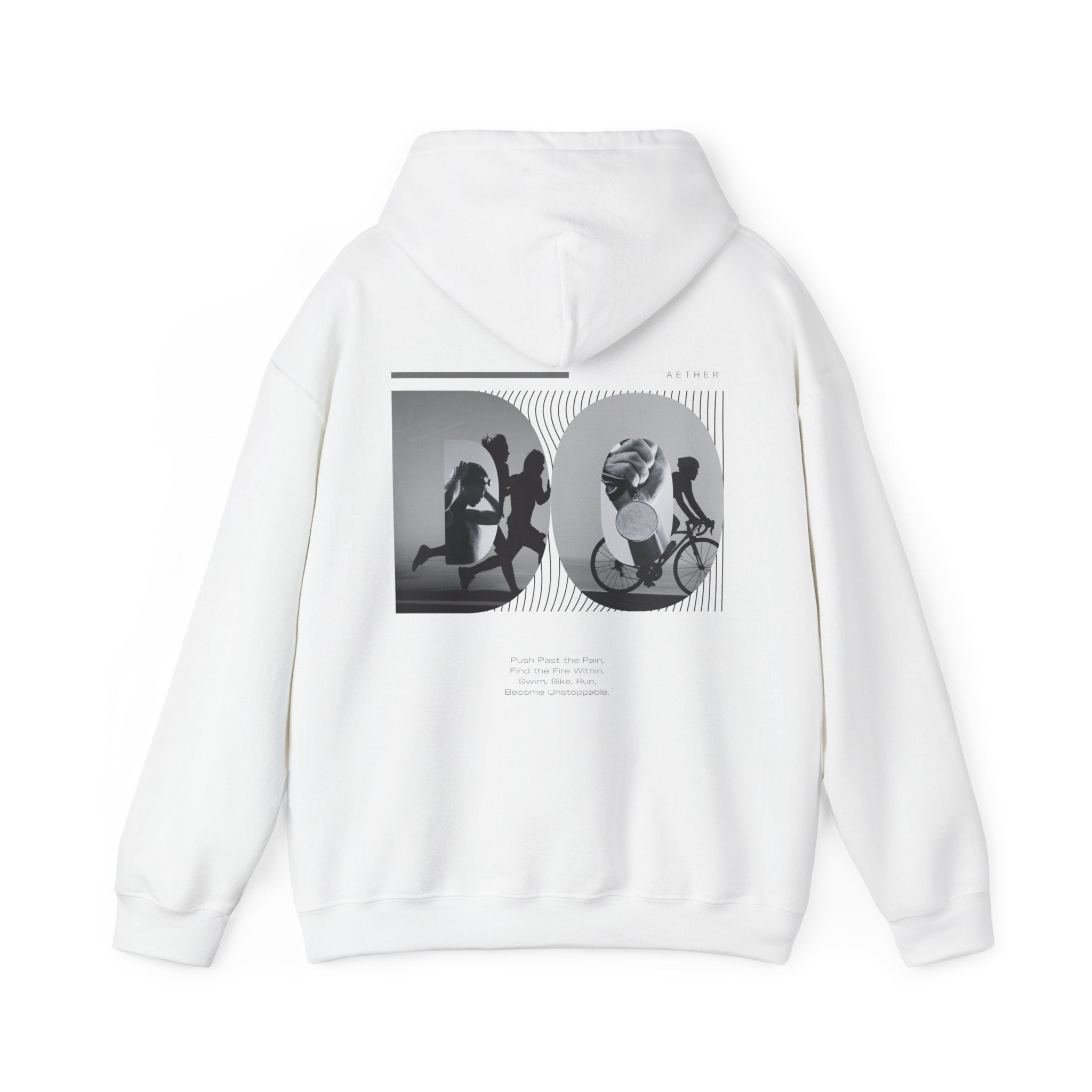 IRONMAN Hoodie - Unisex Heavy Blend Sweatshirt with Inspiring Design