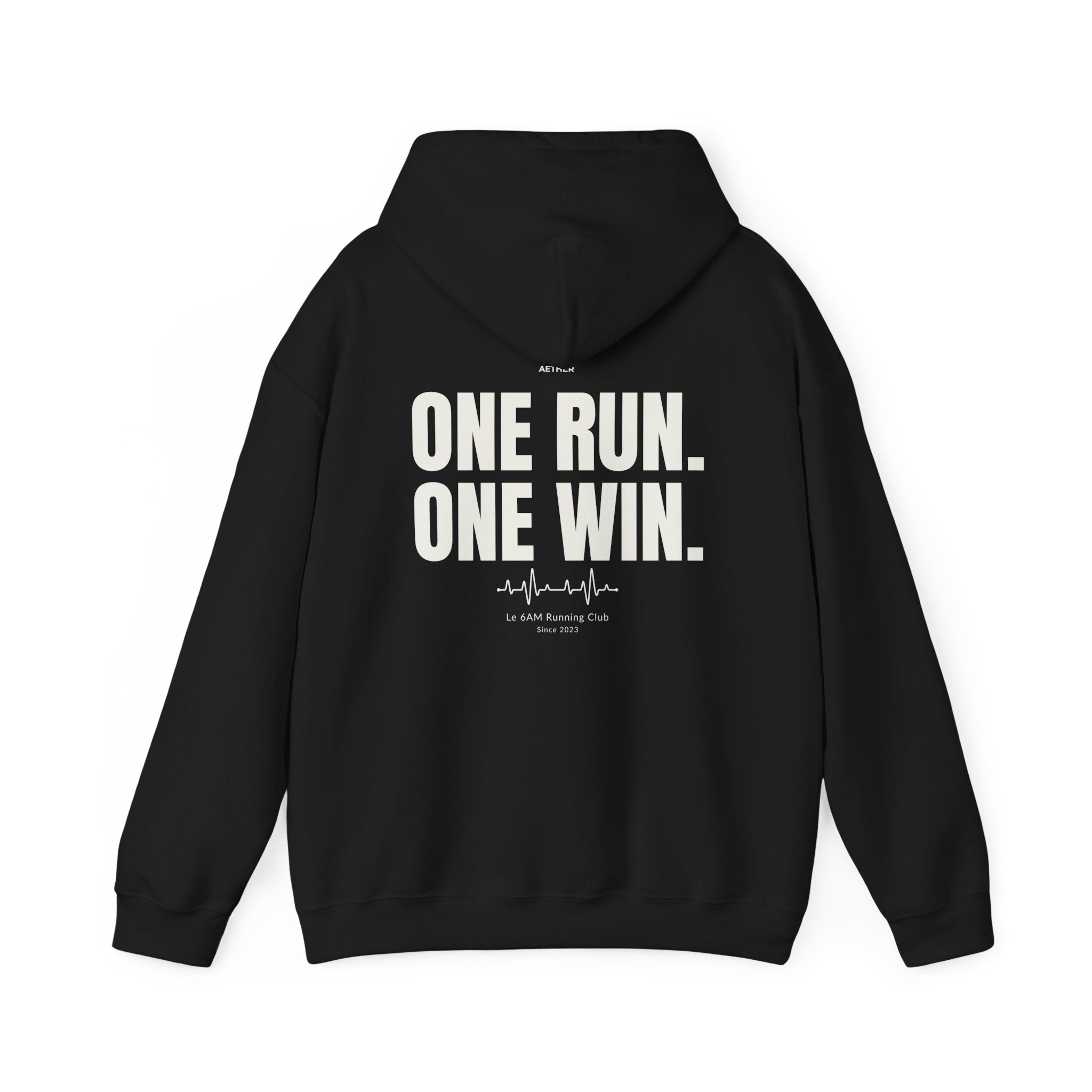 Motivational Unisex Hoodie - One Run, One Win