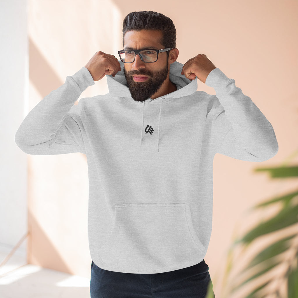 Cozy Three-Panel Fleece Hoodie for All Seasons