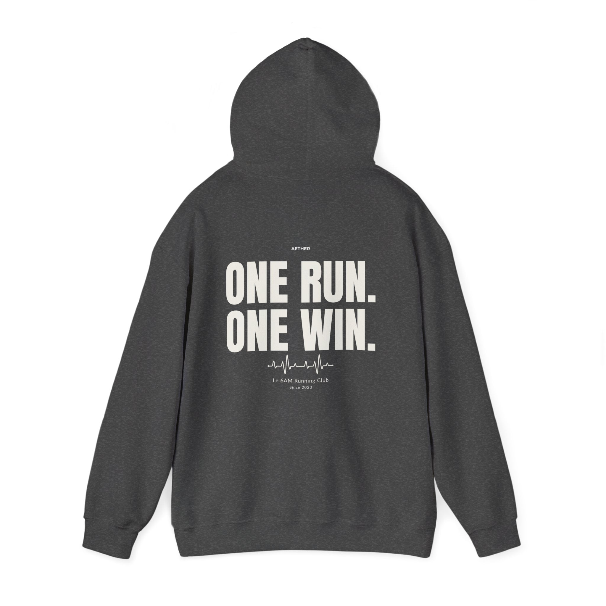 Motivational Unisex Hoodie - One Run, One Win
