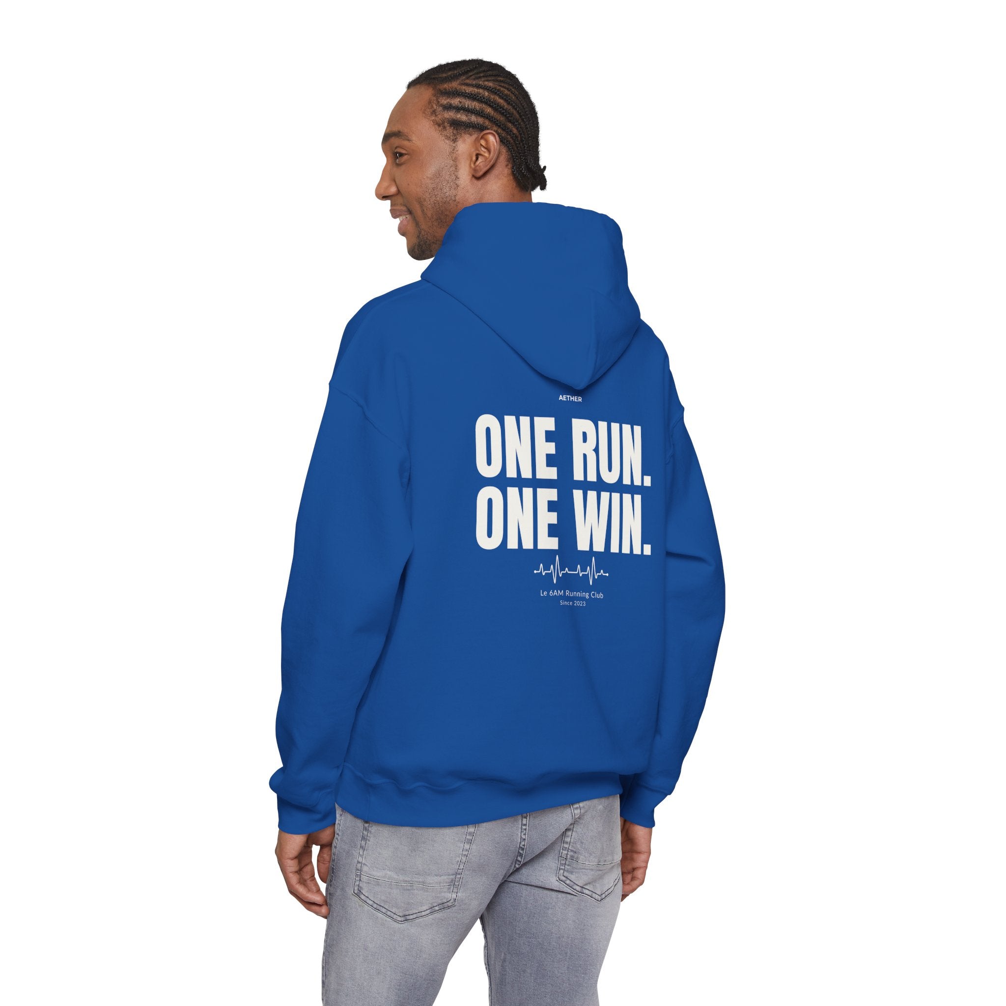 Motivational Unisex Hoodie - One Run, One Win