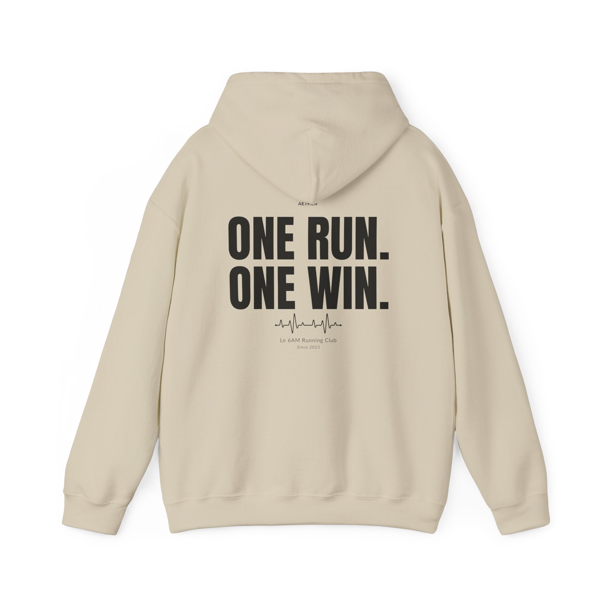 Motivational Unisex Hoodie - One Run, One Win
