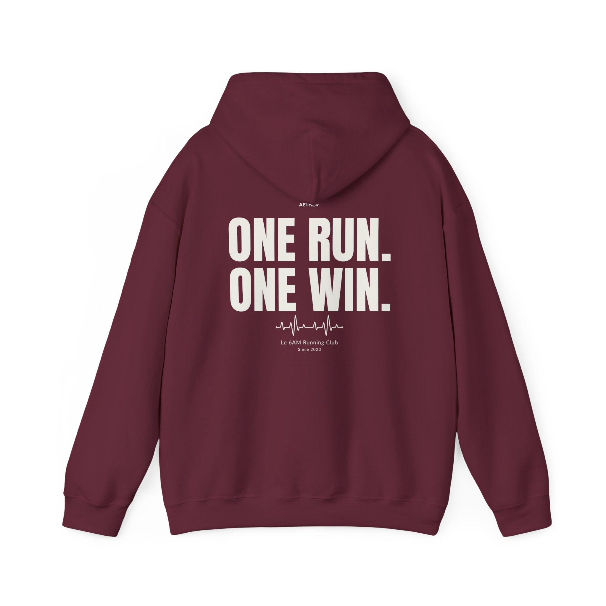 Motivational Unisex Hoodie - One Run, One Win