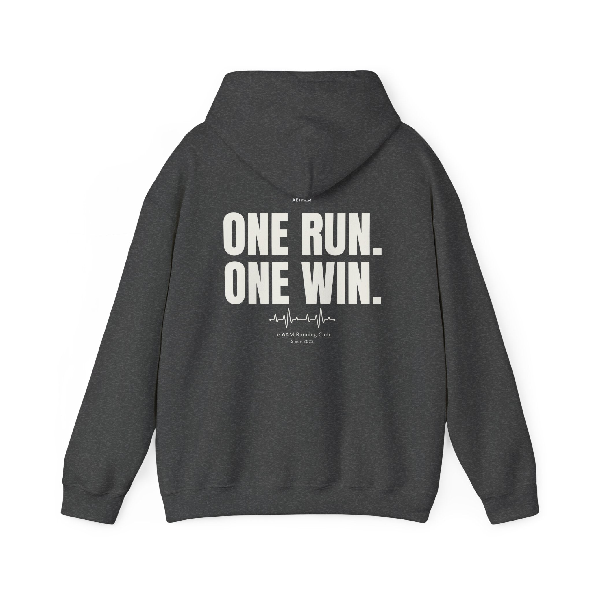 Motivational Unisex Hoodie - One Run, One Win