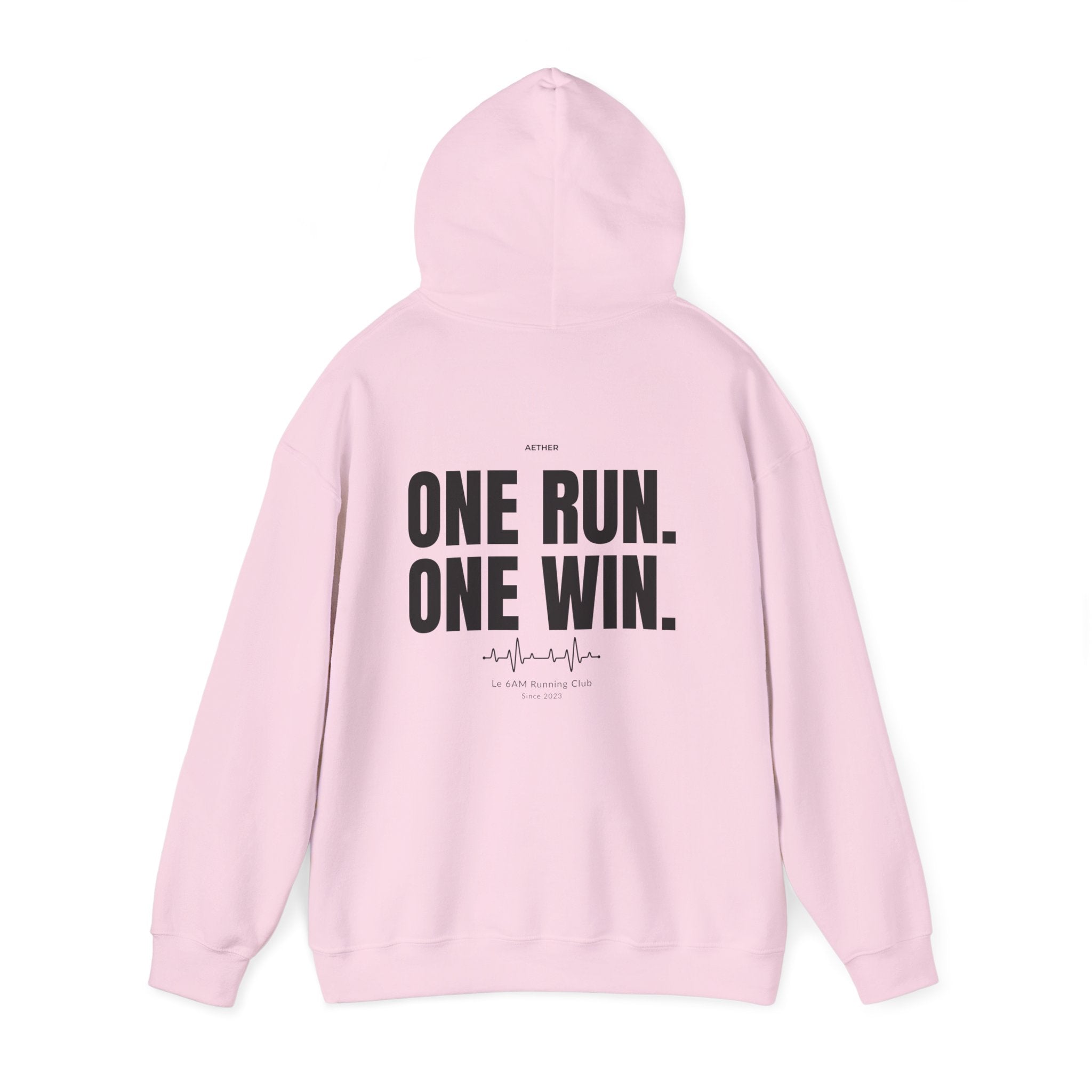 Motivational Unisex Hoodie - One Run, One Win