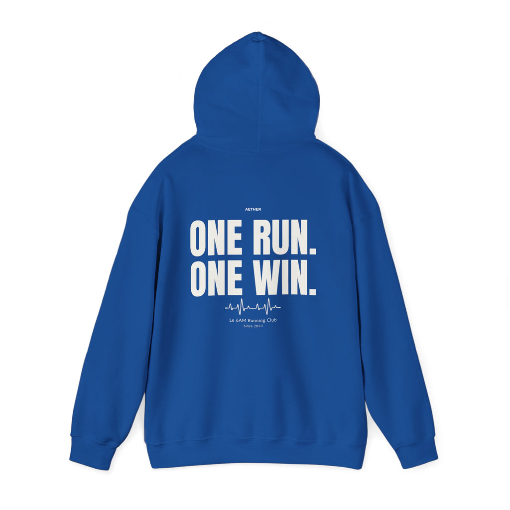 Motivational Unisex Hoodie - One Run, One Win