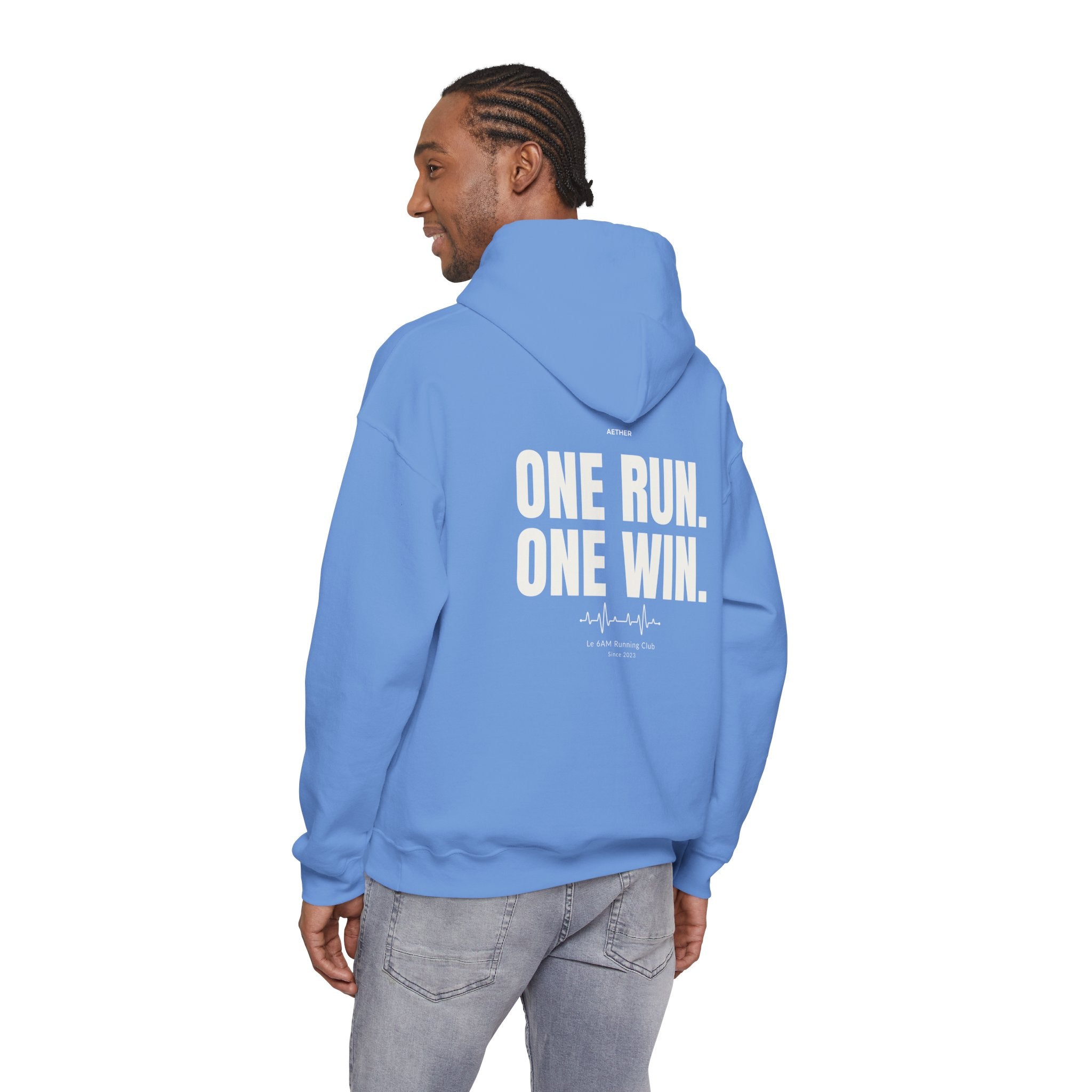 Motivational Unisex Hoodie - One Run, One Win